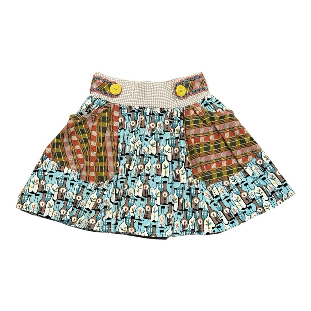Matilda Jane Clothing bottles and gingham skirt
